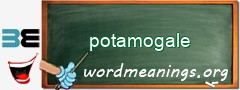WordMeaning blackboard for potamogale